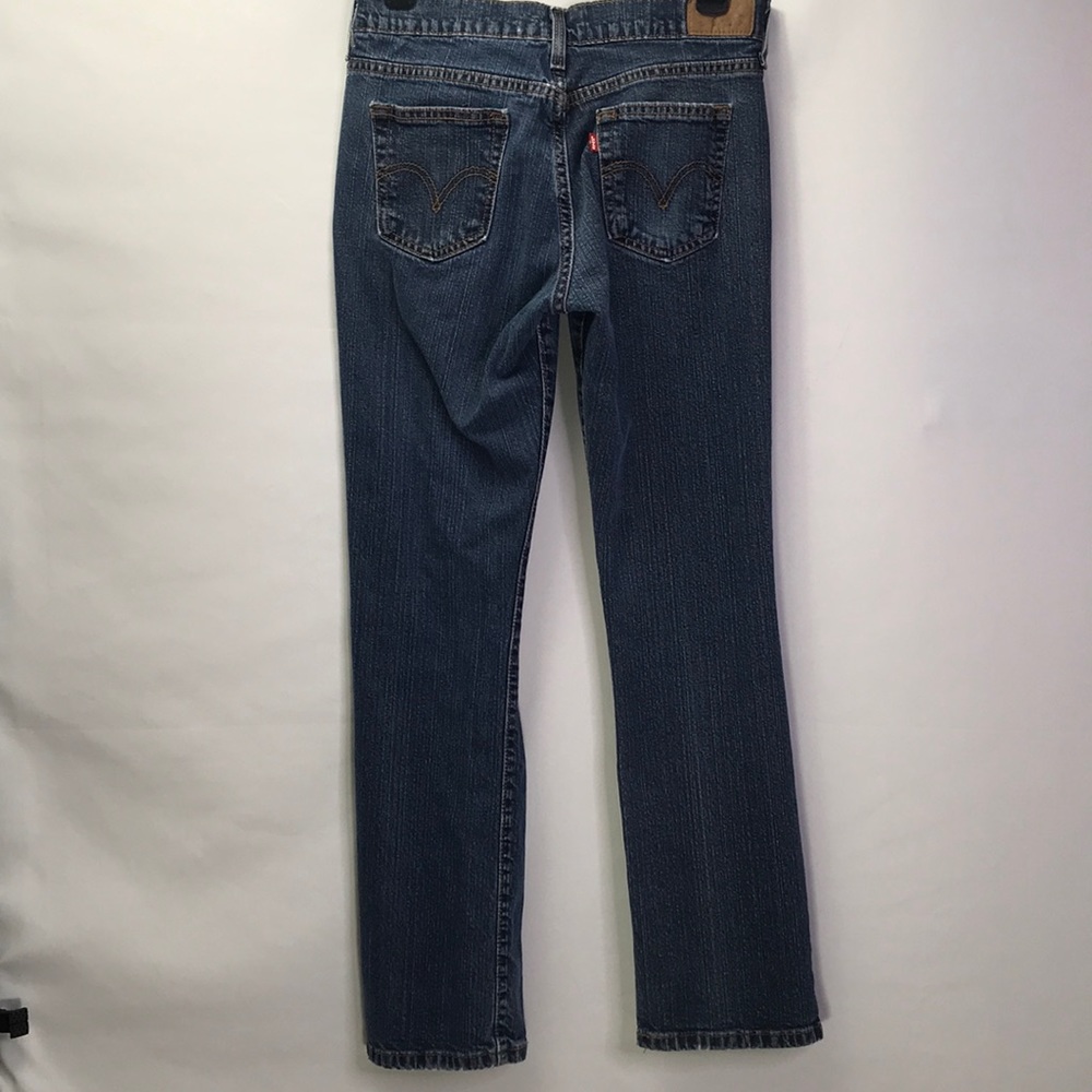 Levi’s 505 Distressed Straight Leg Jeans